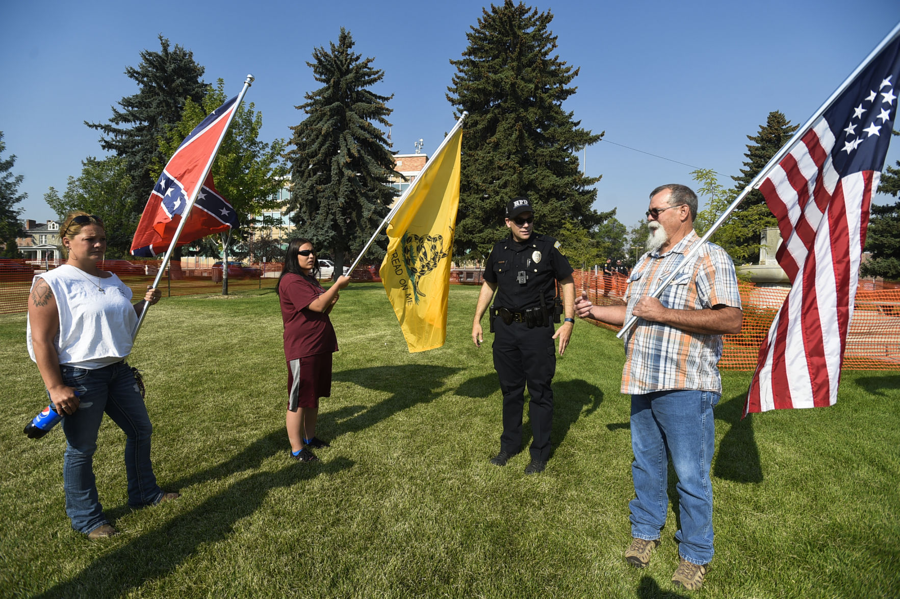 Removal of the Confederate Fountain at Hill Park